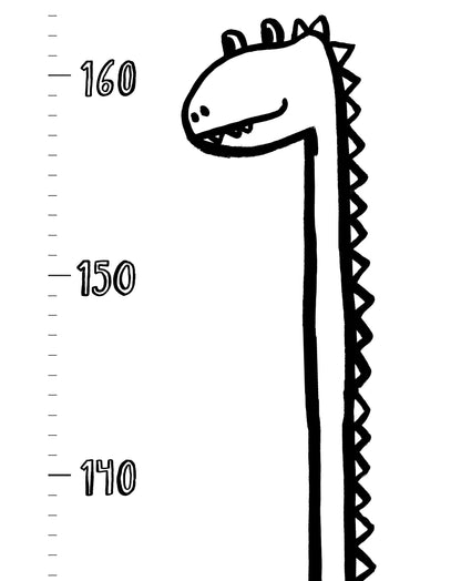 Dinosaur Wall Height Chart