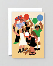 Limoo Park Birthday Disco greetings card