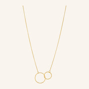 Double Plain Necklace | Gold Plated