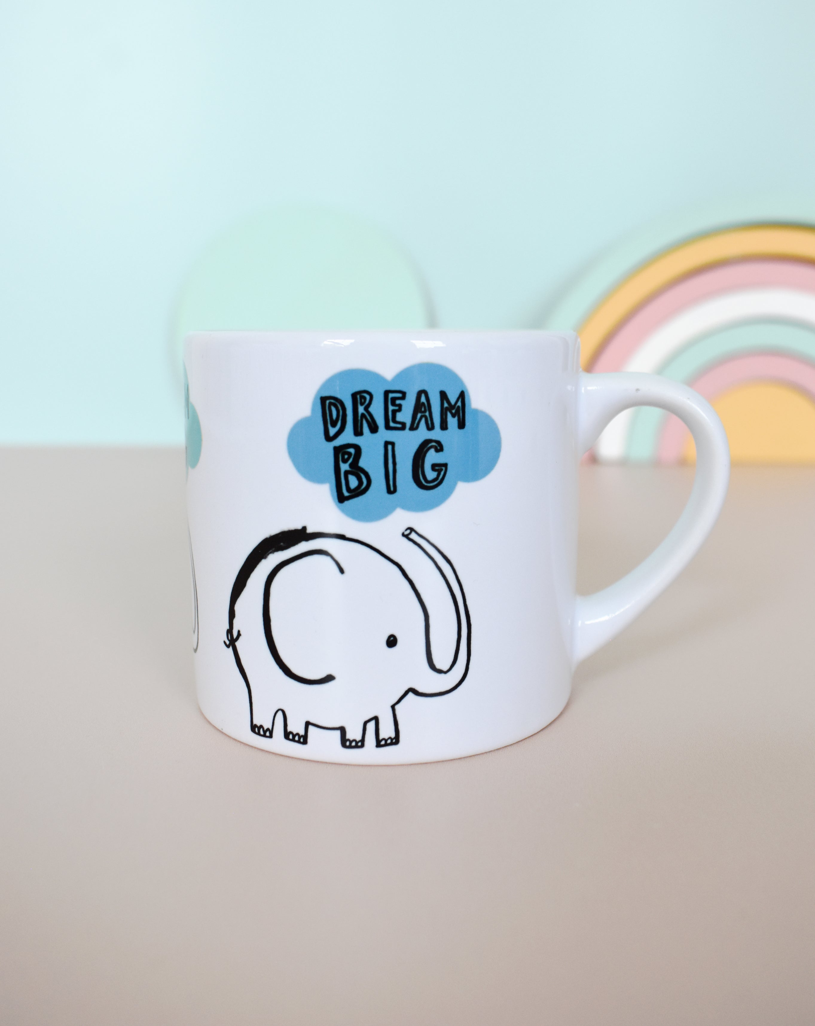 Dream Big Elephant Children's Mug