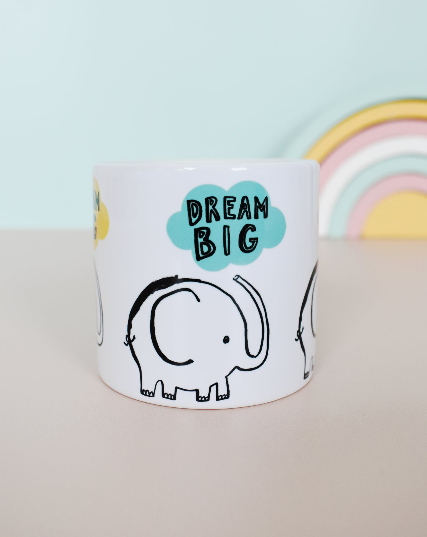 Dream Big Elephant Children's Mug