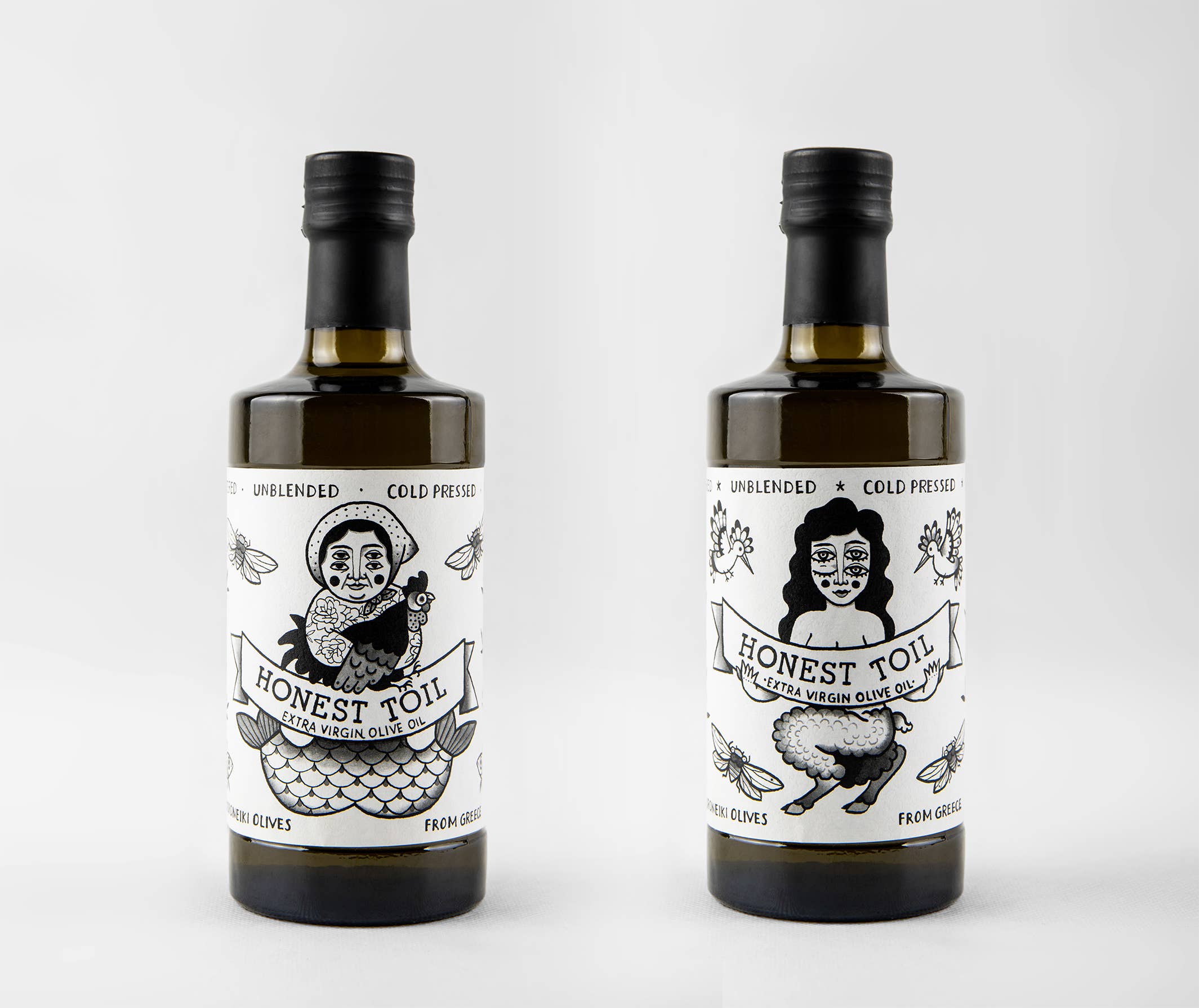 Honest Toil extra virgin olive oil, 500ml glass bottle