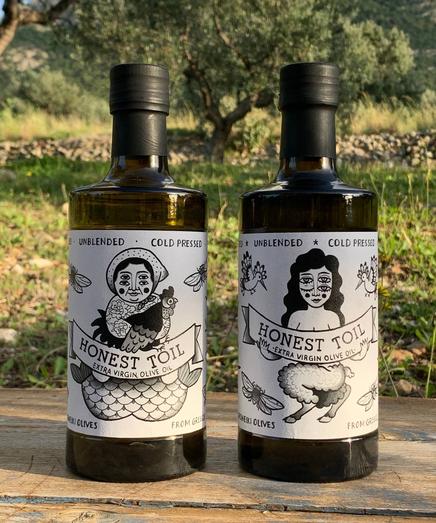 Honest Toil extra virgin olive oil, 500ml glass bottle
