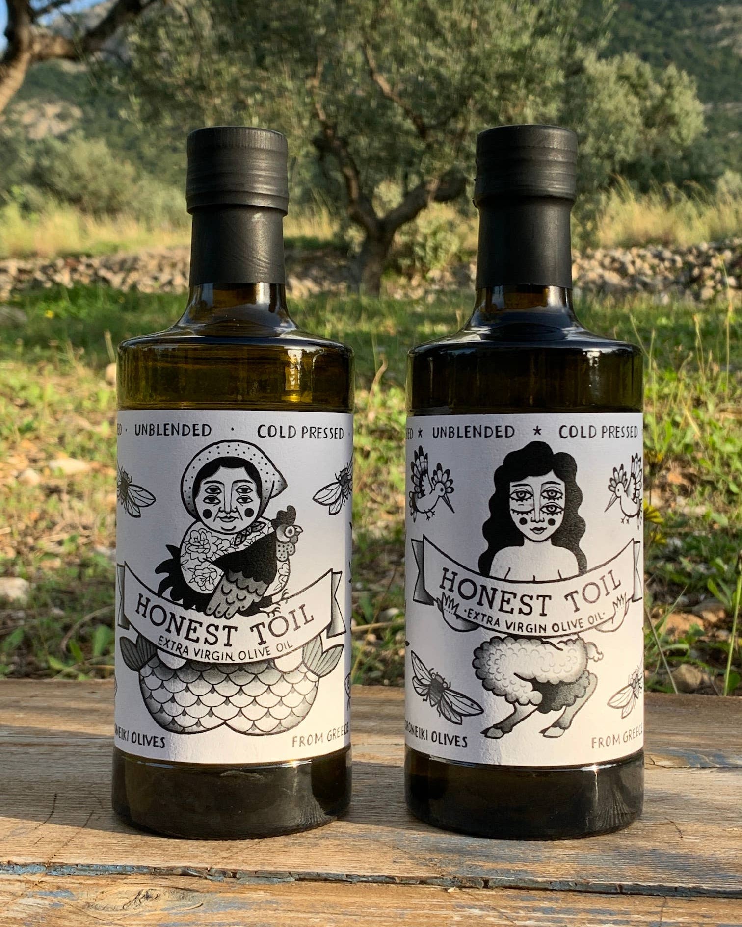 Honest Toil extra virgin olive oil, 500ml glass bottle