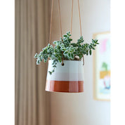 Hanging Pot in Terracotta & Blush