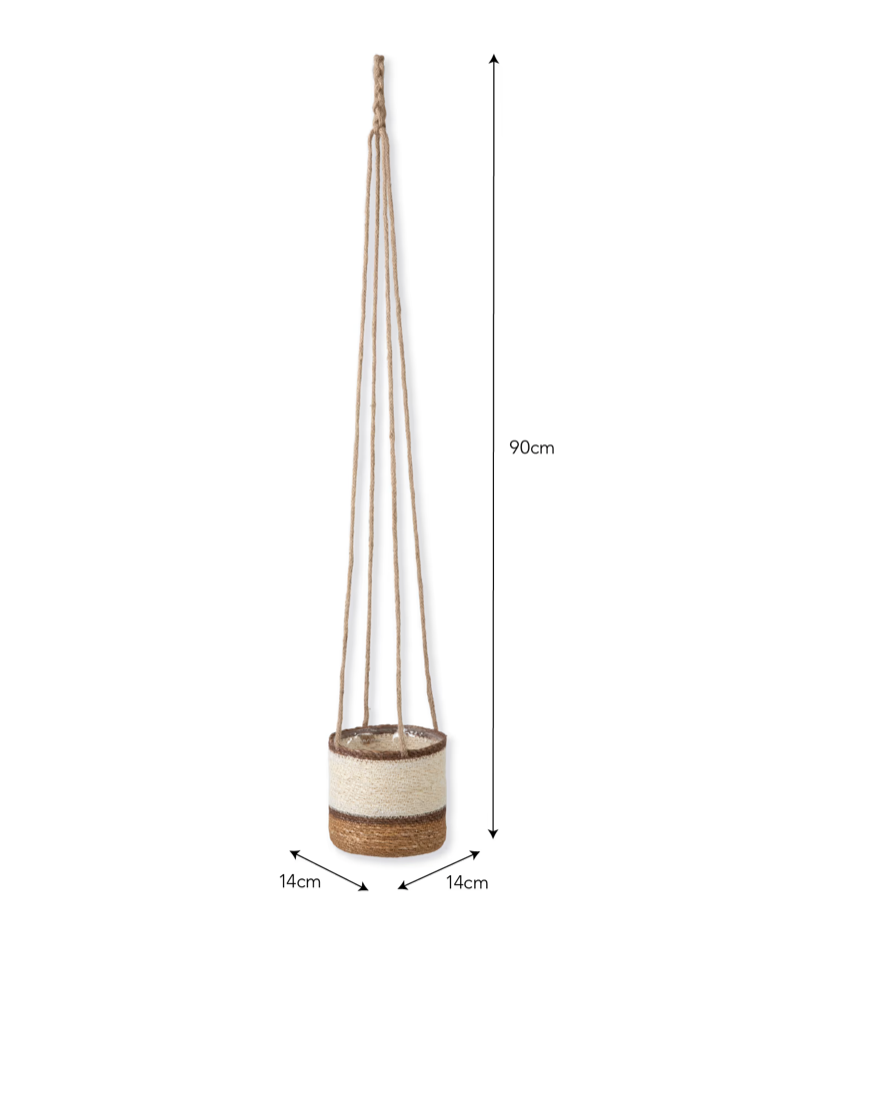 Hanging pop with measurements