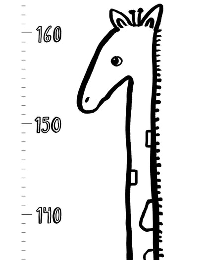 Giraffe Wall Height Chart