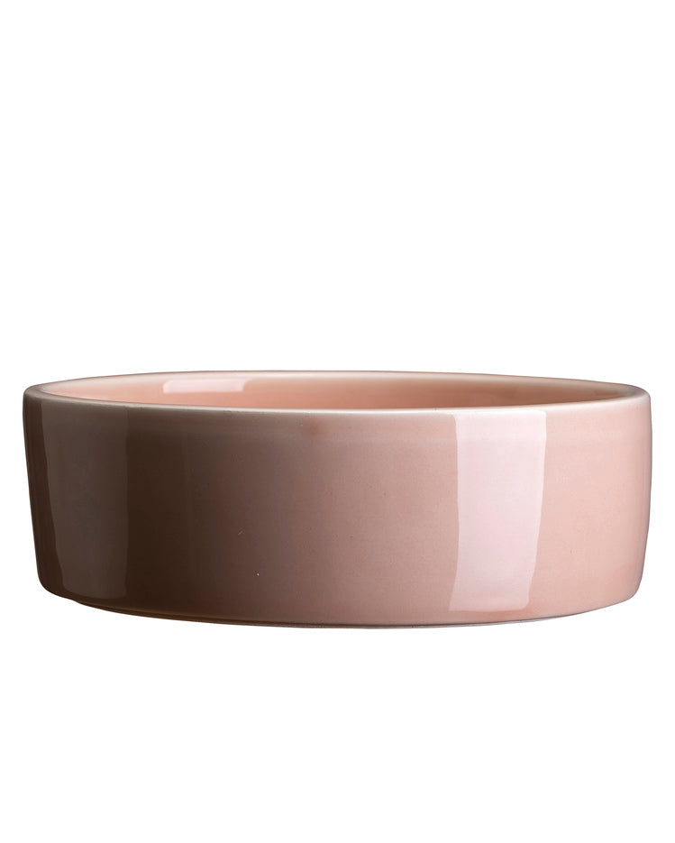 Saucer Glazed Finish for Hoff Pot 8cm in light pink