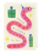 Snake Party Birthday card | Holsen Studio