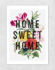 Home Sweet Home by The 13 Prints | A3 print