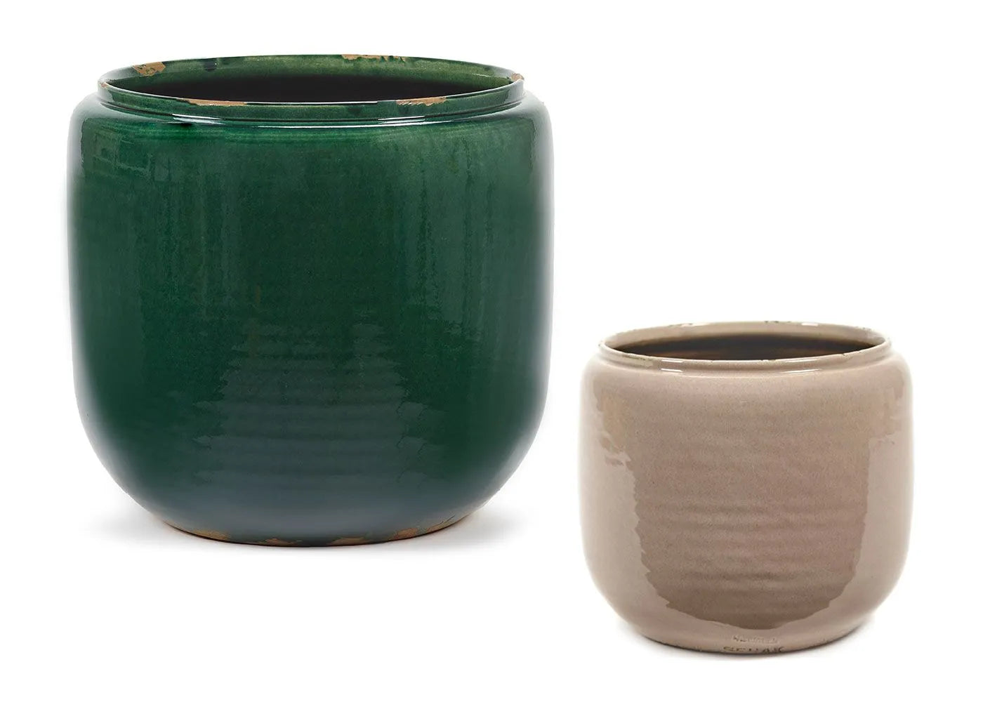 Costa Plant Pot in Green | Medium