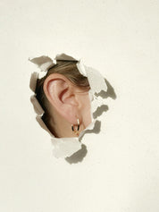 Glass Beads Mini Hoops