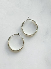 Glass Beads Mini Hoops