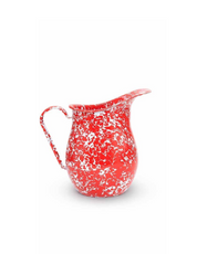 Splatter Enamelware Large Pitcher
