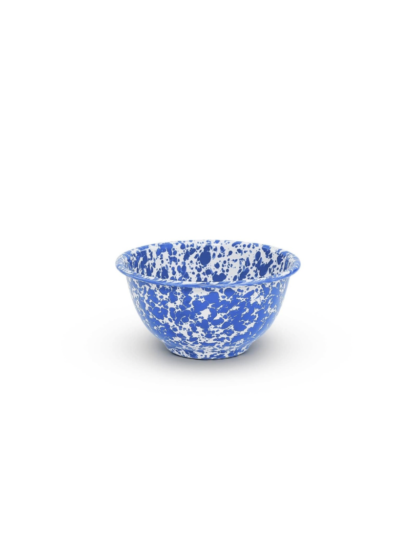 Splatter Enamelware Small Footed Bowl