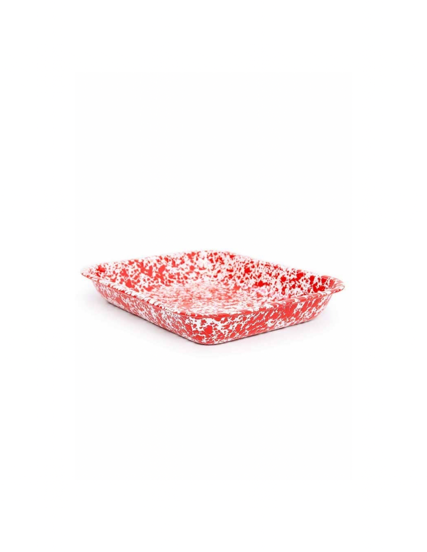 Splatter Enamelware Large Open Roaster