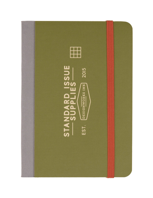 Standard Issue Pocket Journal | Army Green + Chili