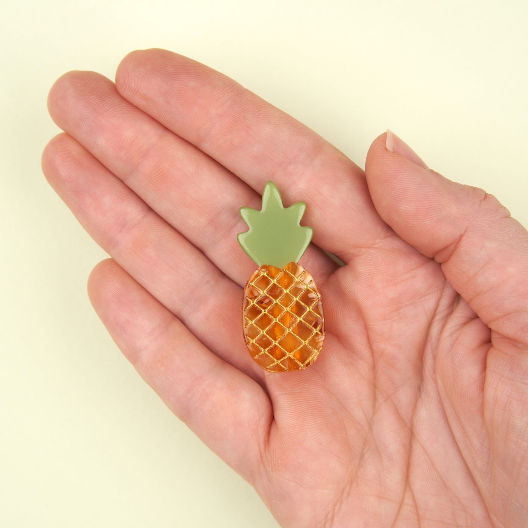 Pineapple Hair Clip