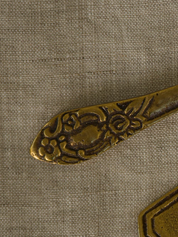 Antique Brass Teaspoon
