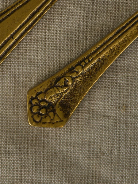 Antique Brass Teaspoon
