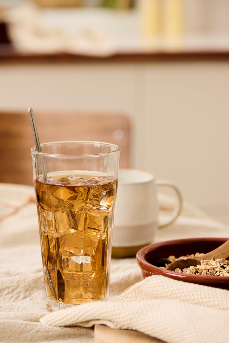 Drinking Glass With Grooves