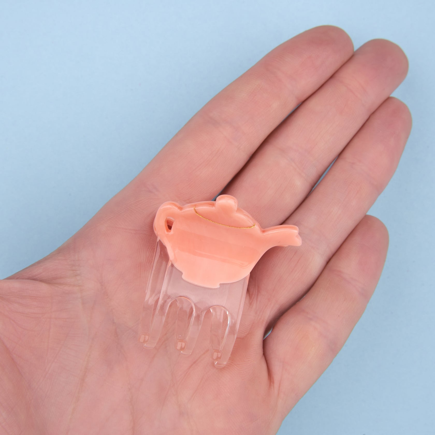 Teapot Mini Hair Claw