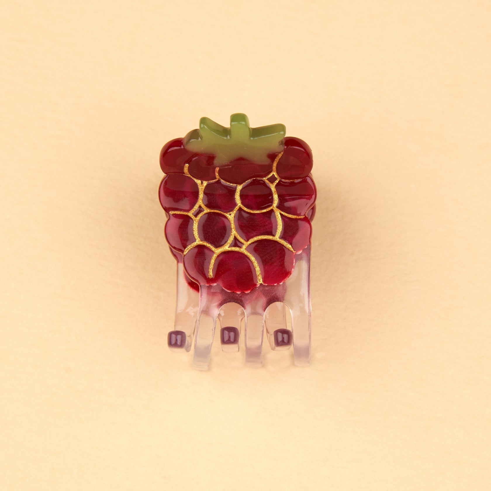 Raspberry Mini Hair Claw