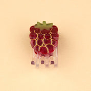 Raspberry Mini Hair Claw