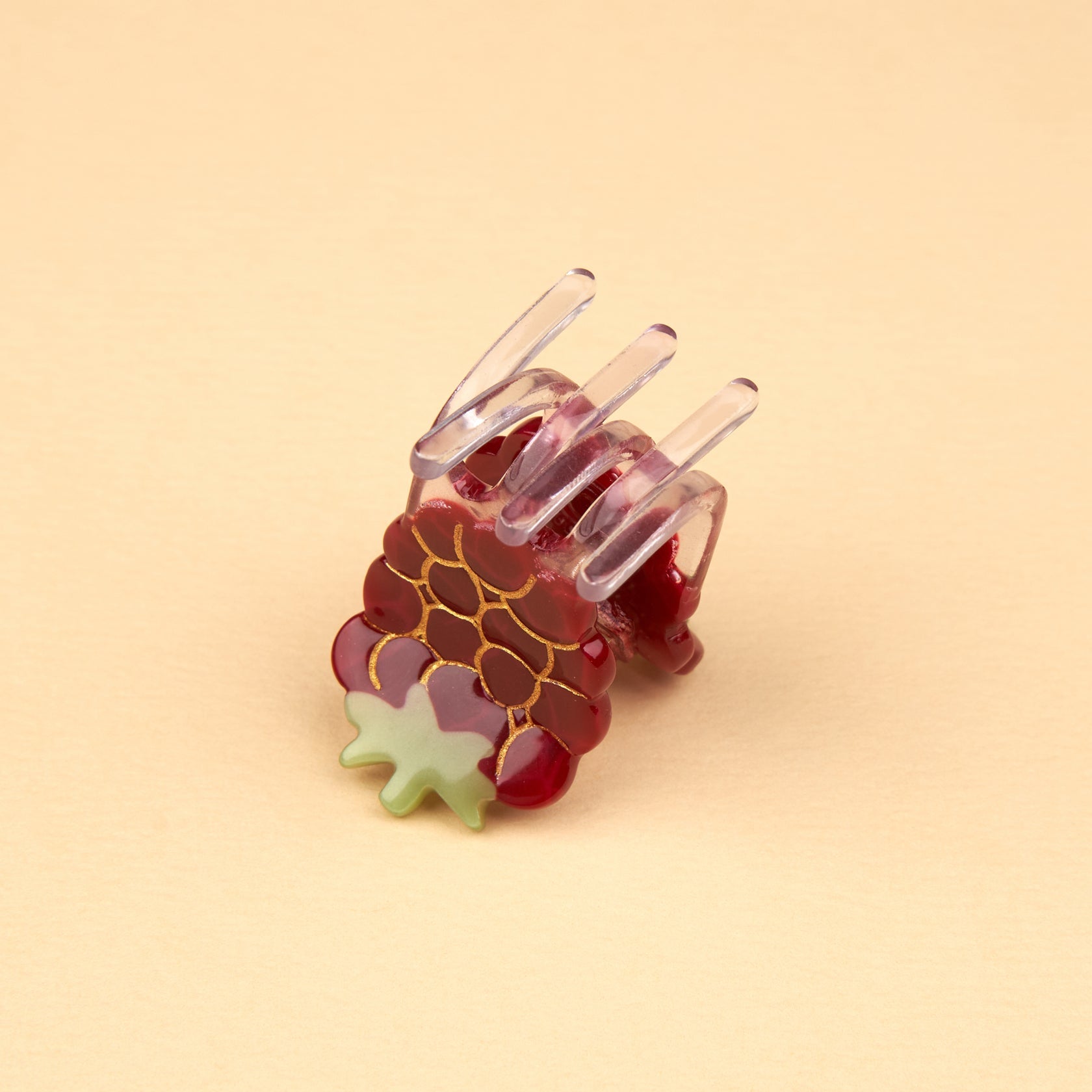 Raspberry Mini Hair Claw