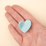 Blue Heart Mini Hair Claw