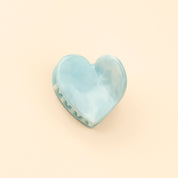 Blue Heart Mini Hair Claw