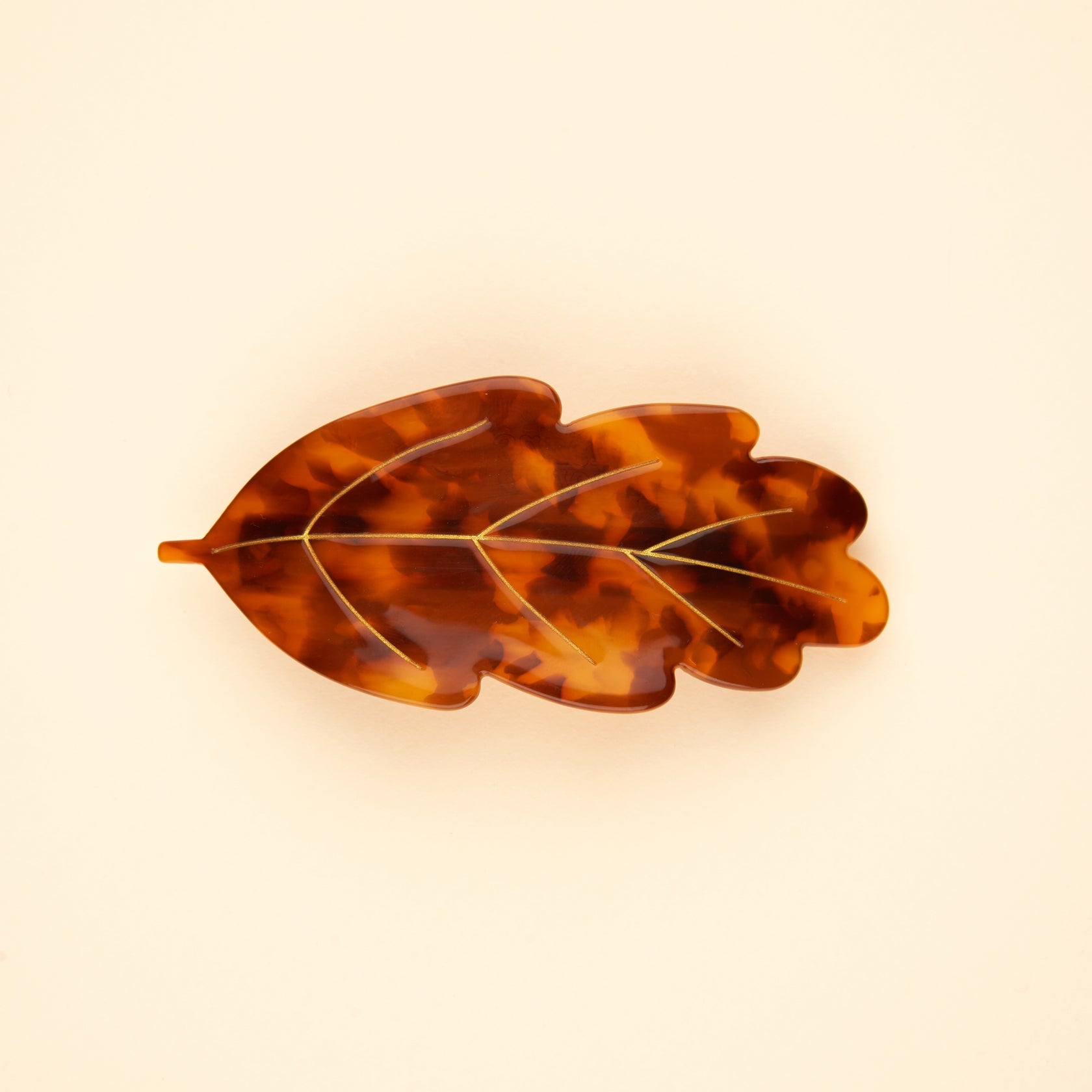 Leaf French Barrette