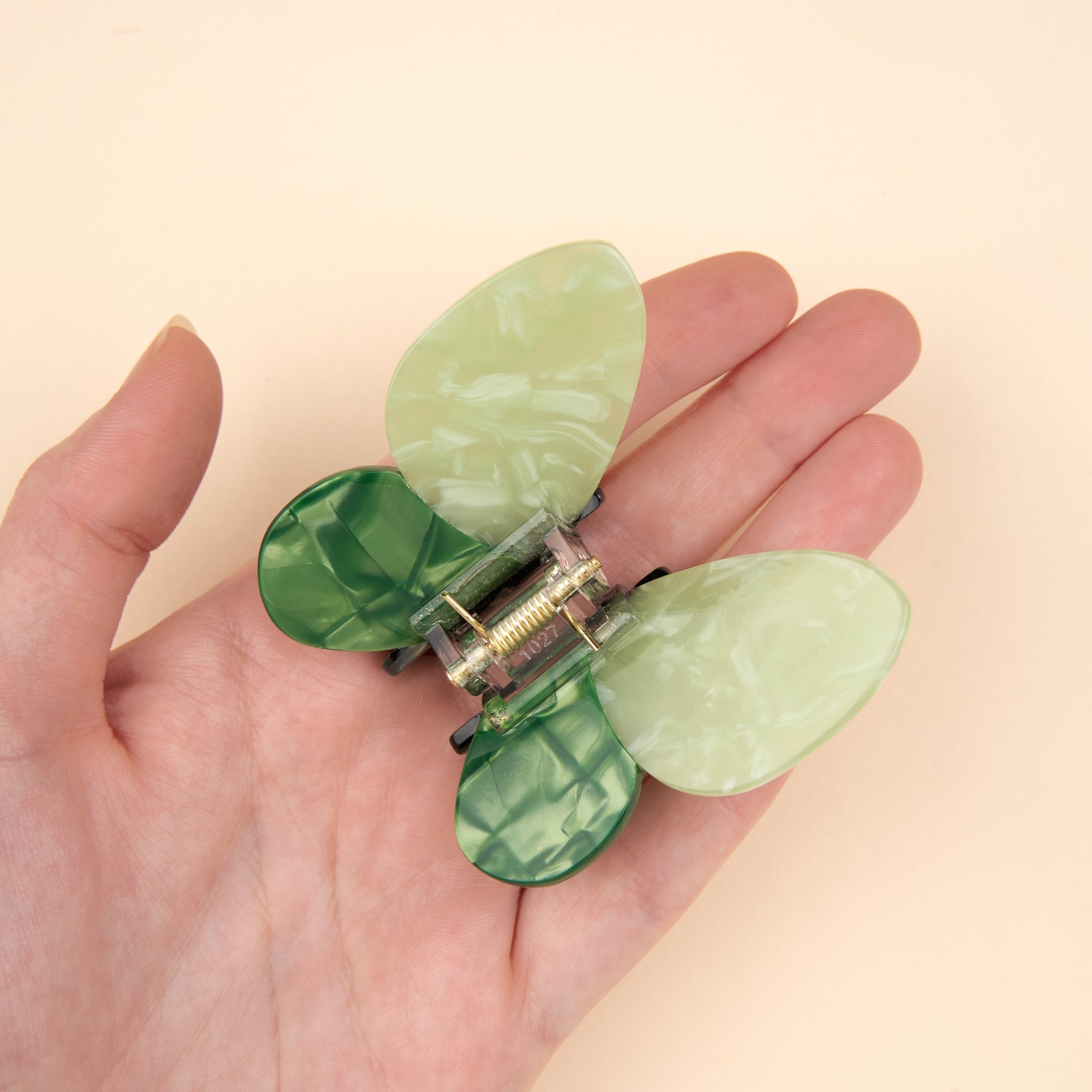 Green Butterfly Hair Claw