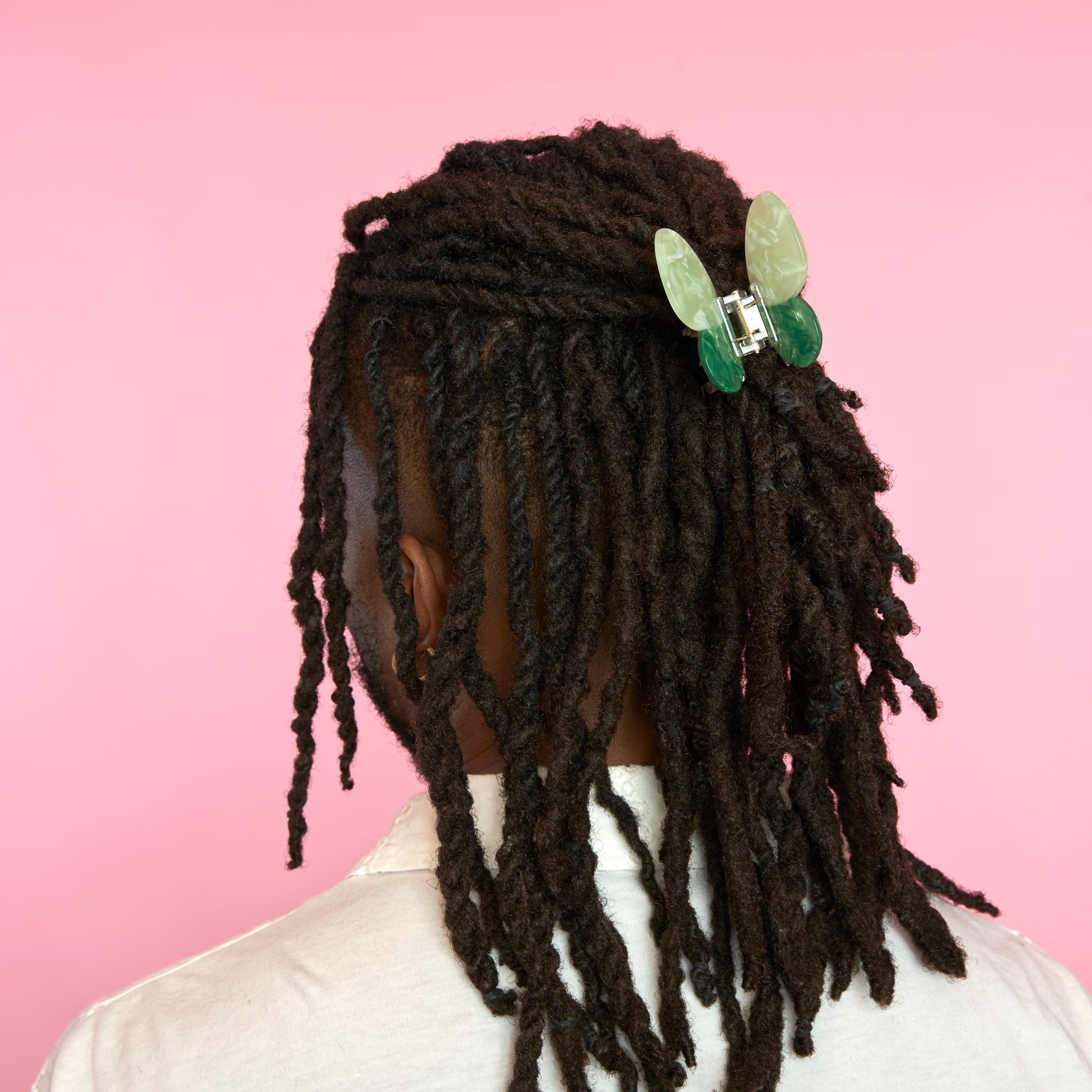 Green Butterfly Hair Claw