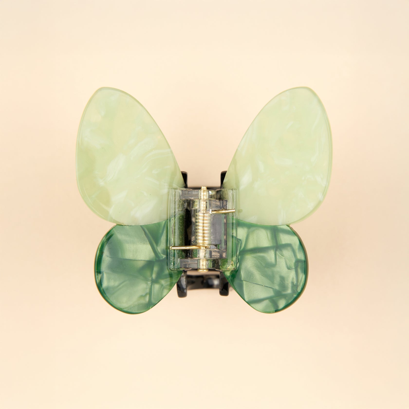 Green Butterfly Hair Claw