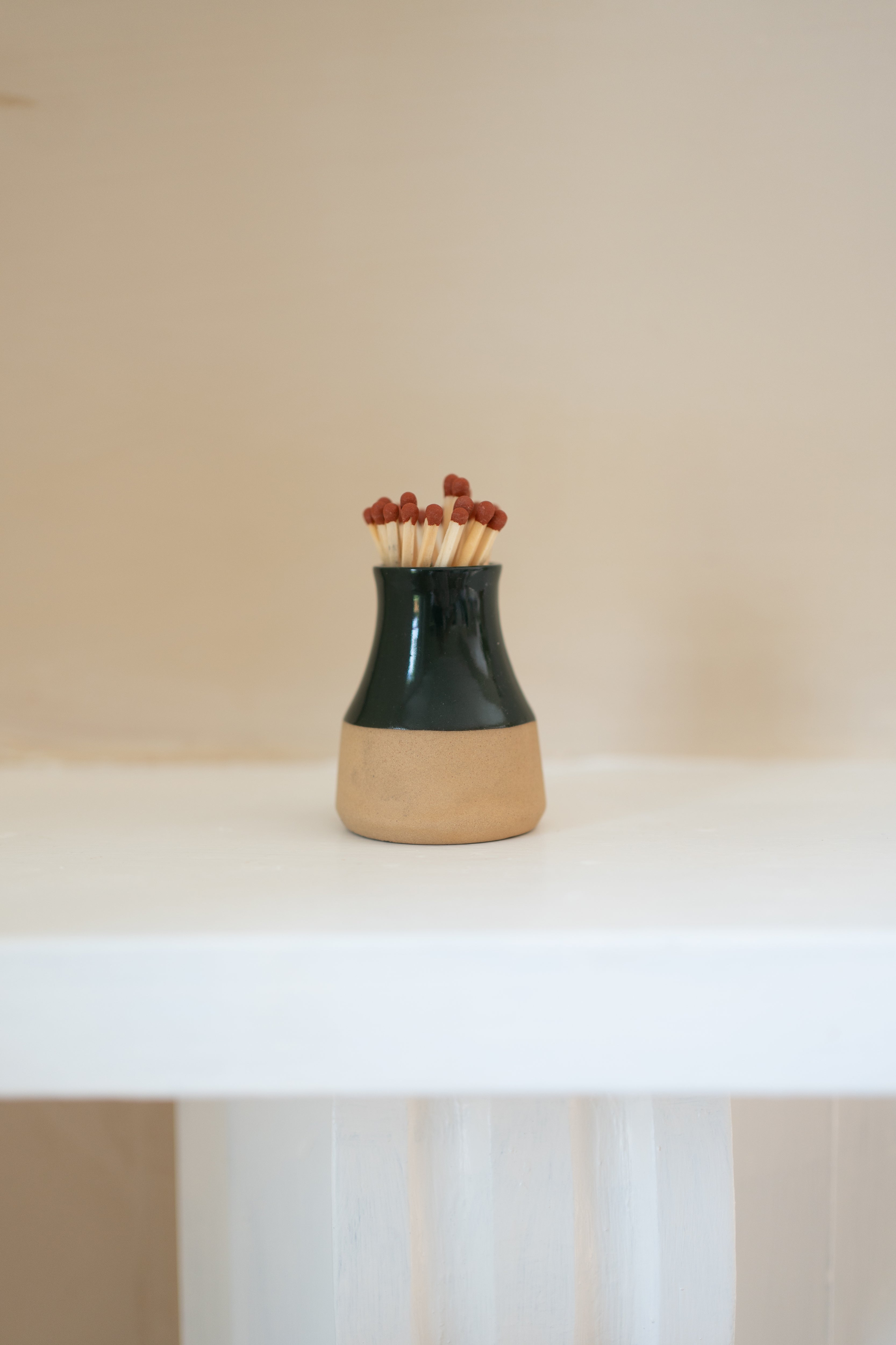 Milk Bottle Match Striker - Forest green