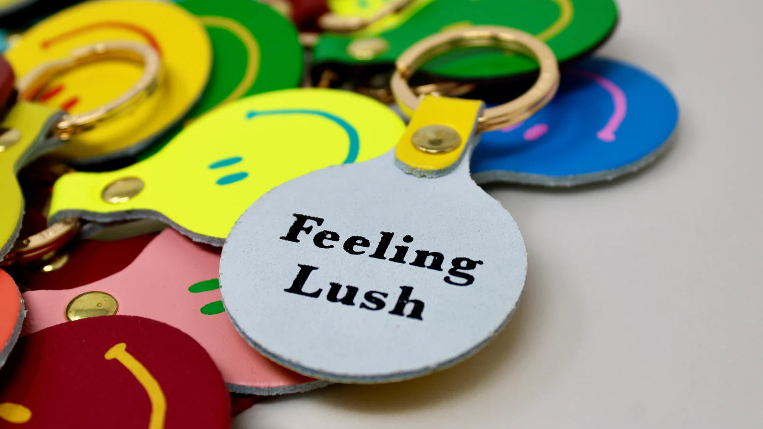 Feeling Lush | Smilie Keyring