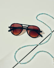 Pearl cord | Turquoise Stone