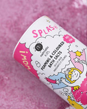 Nailmatic Kids foaming bath salts, pink, 250g pot