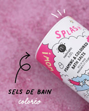 Nailmatic Kids foaming bath salts, pink, 250g pot