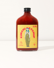 Chimac kimchi ketchup, bottle of Korean style tomato sauce