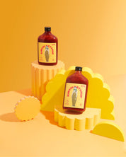 Chimac kimchi ketchup, bottle of Korean style tomato sauce