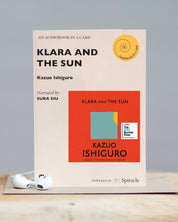 Spiracle Audiobook in a Card, Klara and the Sun by Kazuo Ishiguro