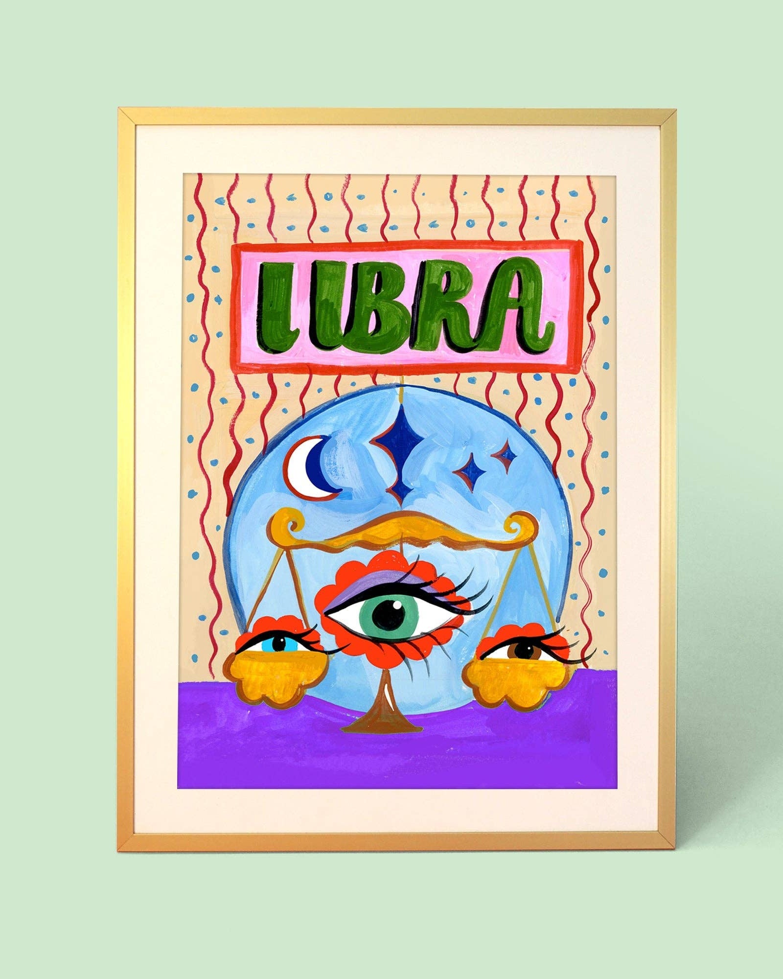 Libra Zodiac Print