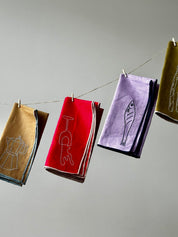 Linen Blend Napkins | Fish (Set of 2)