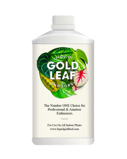 Liquid Gold Leaf is a revolutionary and innovative liquid fertiliser for all indoor plants. The technical advance is the inclusion of fully soluble calcium