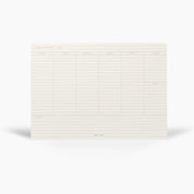 Milo Weekly Planner Pad - White & Blue