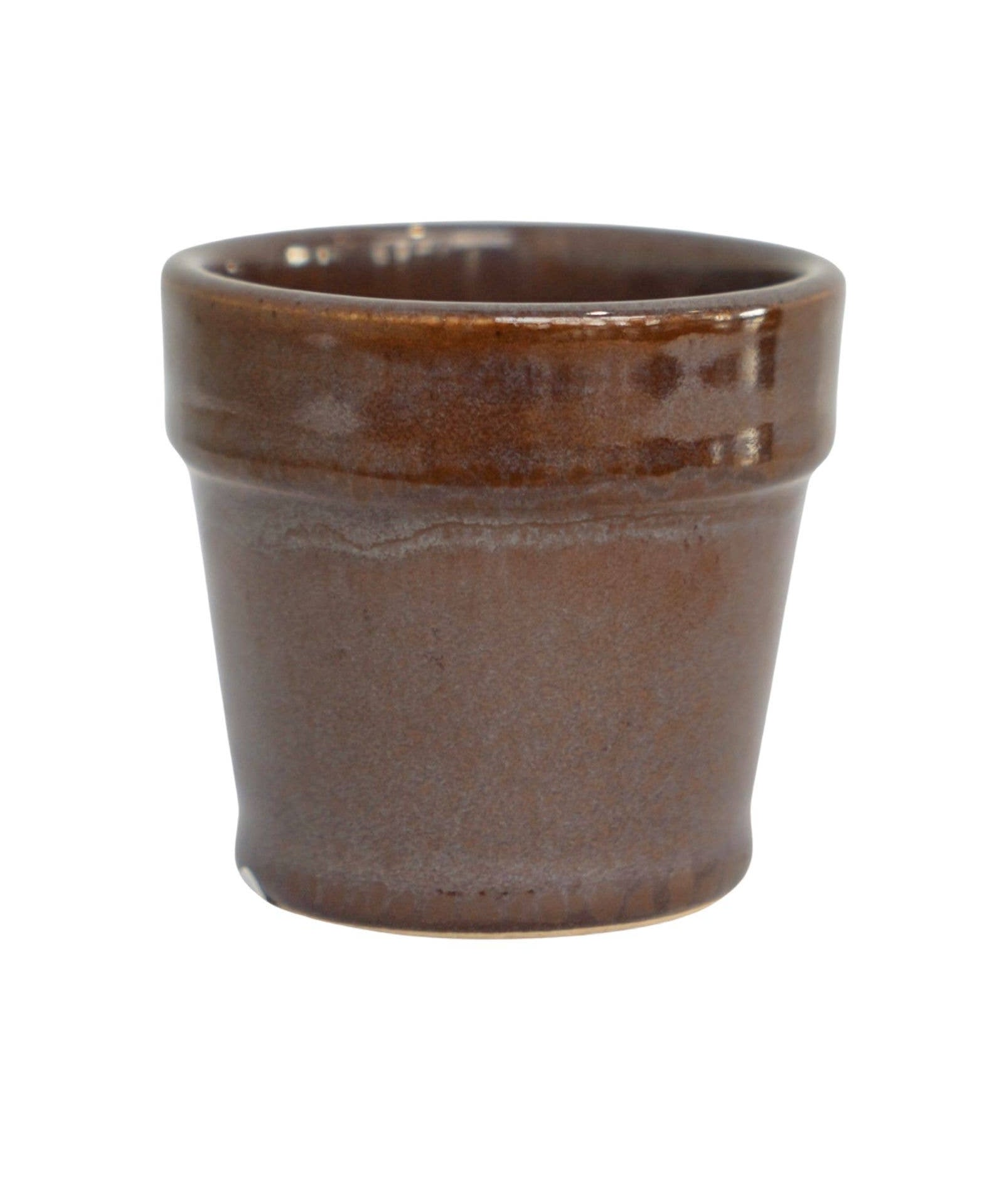 Ivyline Dulci heather purple ceramic plant pot, 7cm