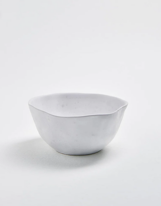 Nature Shape Smooth White Bowl