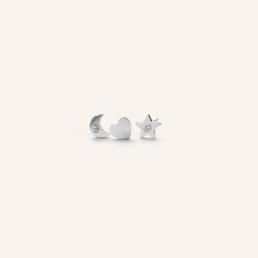 Night Light Earsticks | Silver Plated